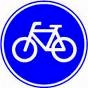 Bord fietspad