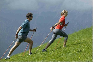 Nordic Walking Uphill