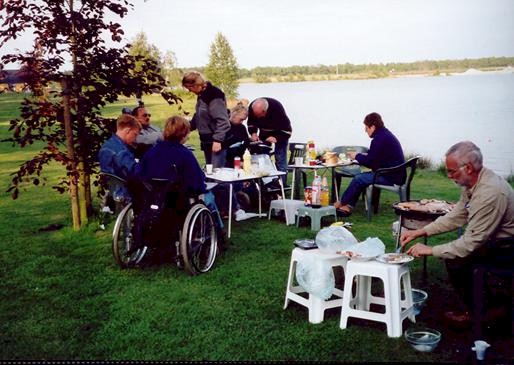 Gezellig samen buiten eten