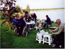 Gezellig samen buiten eten